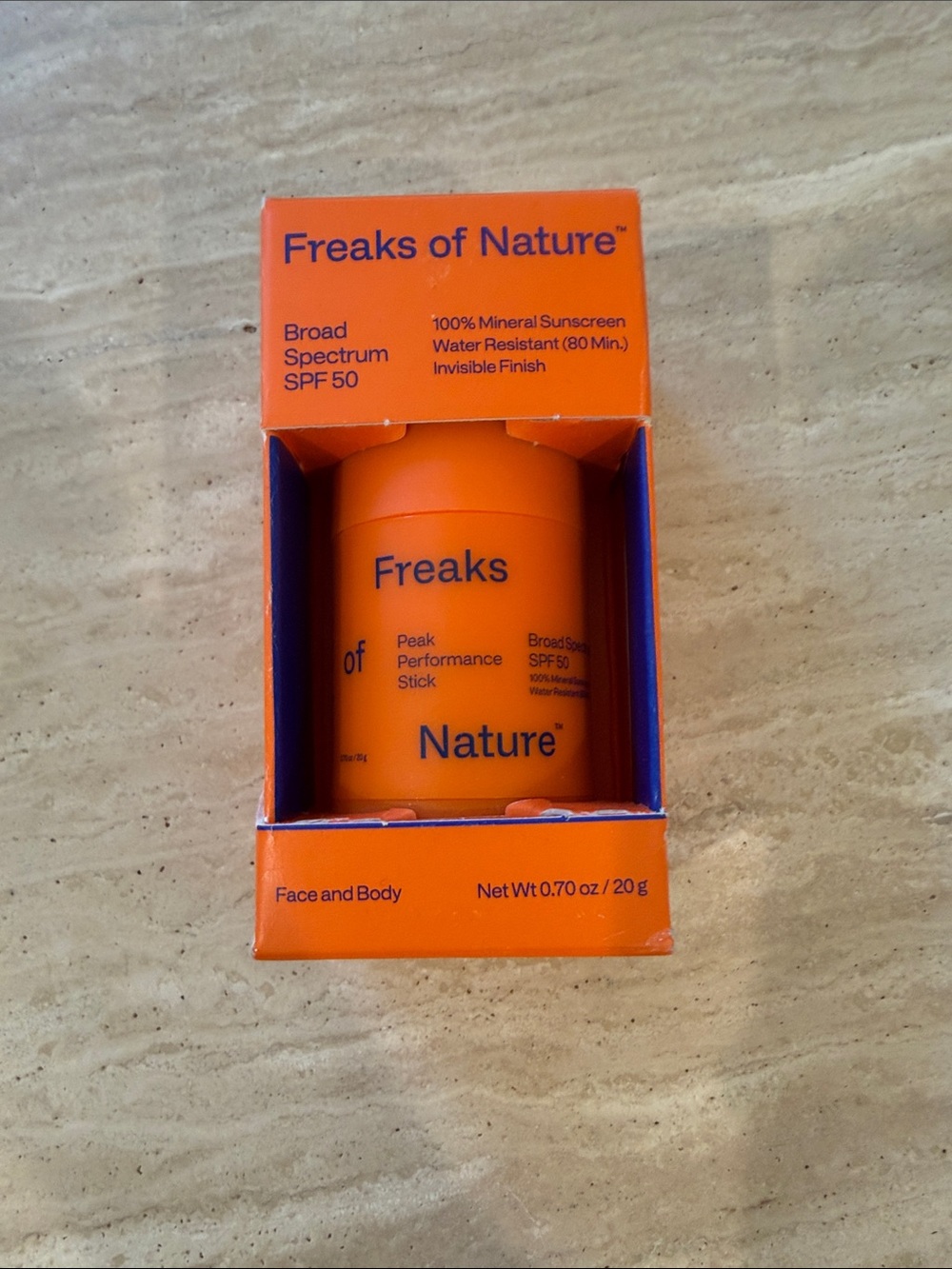 New Freaks of Nature SPF 50 Mineral Sunscreen Stick